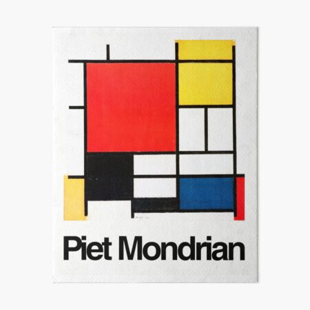 Piet Mondrian Art Board Print