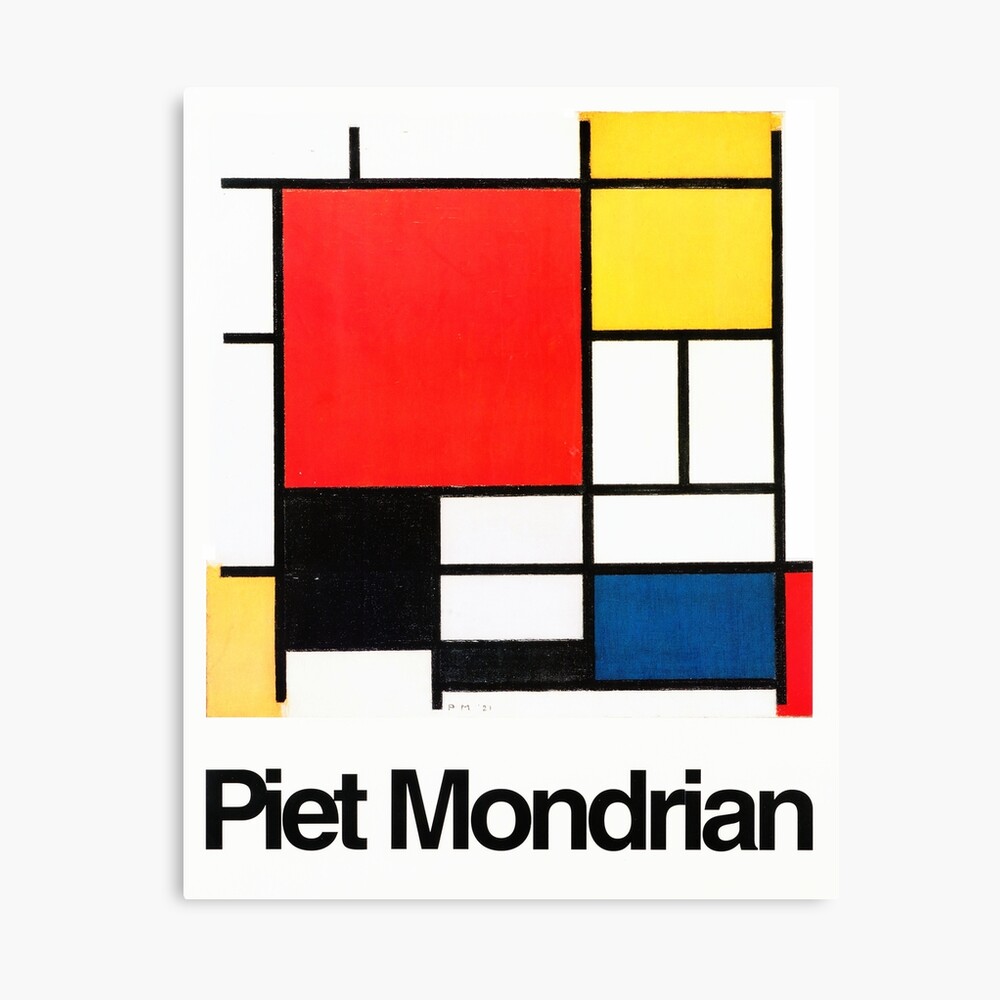 Impression Photo Piet Mondrian Par Andreinikola Redbubble