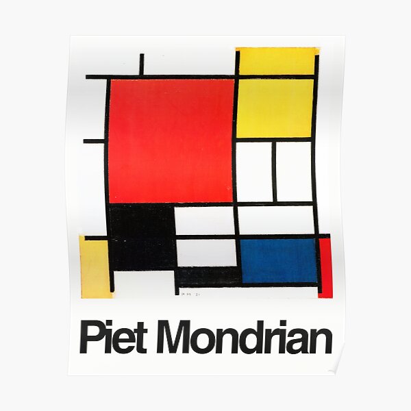 Mondrian Posters Redbubble