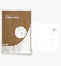Indiana Jones Minimal movie Poster Postcards