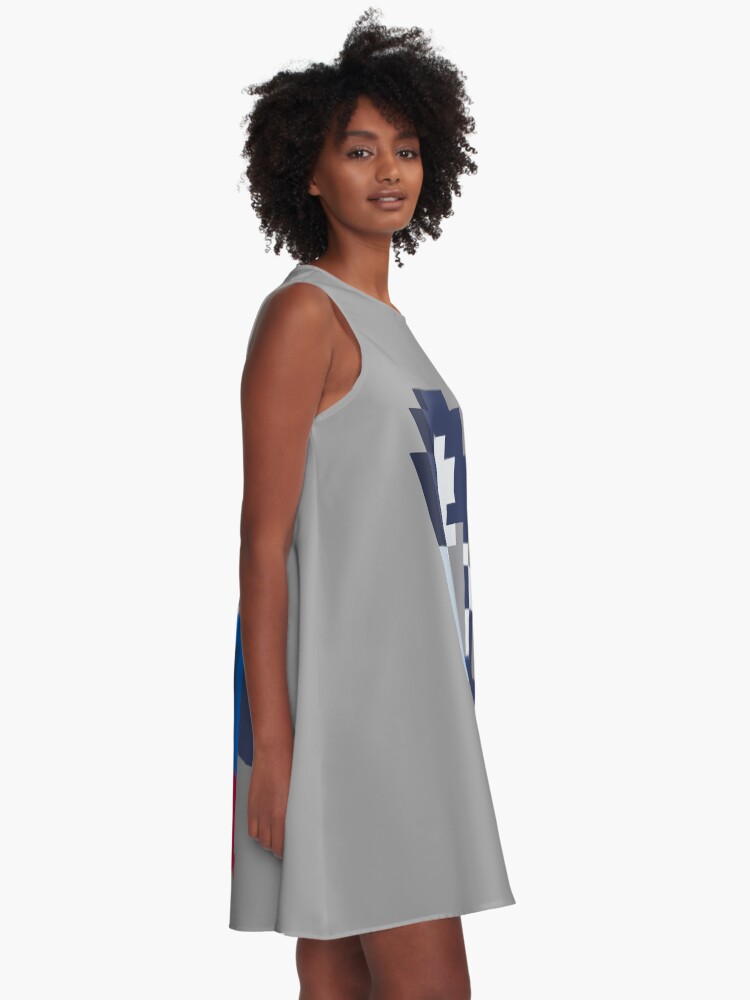 Alternate view of Adventure Time Marceline Voxel Style A-Line Dress