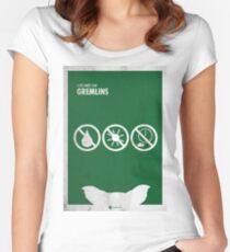 Gremlins Minimal movie Poster Fitted Scoop T-Shirt