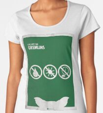 Gremlins Minimal movie Poster Premium Scoop T-Shirt