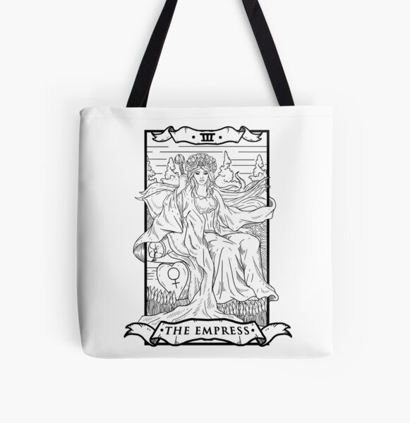 Reverse Harem Book Trope, The Queen of Wands Tarot Card, Retro Skeleton  Witchy Canvas Tote Bag, Shopping Bag