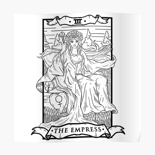 Tarot Card The Empress Poster