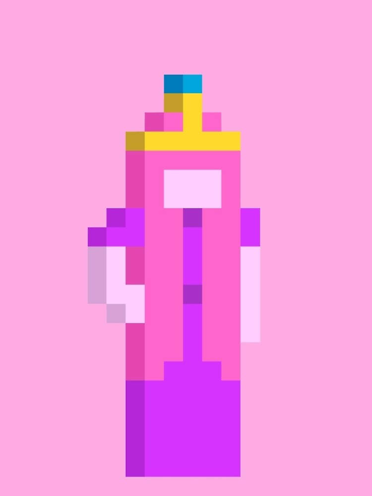 Adventure Time Princess Bubblegum Voxel Style by Doomgriever