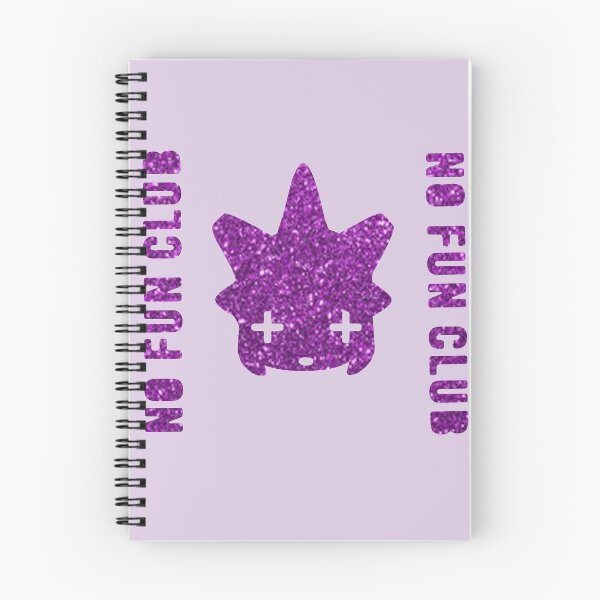 Item preview, Purple Glitter No Fun Club designed and sold by SerpentSkyArts.