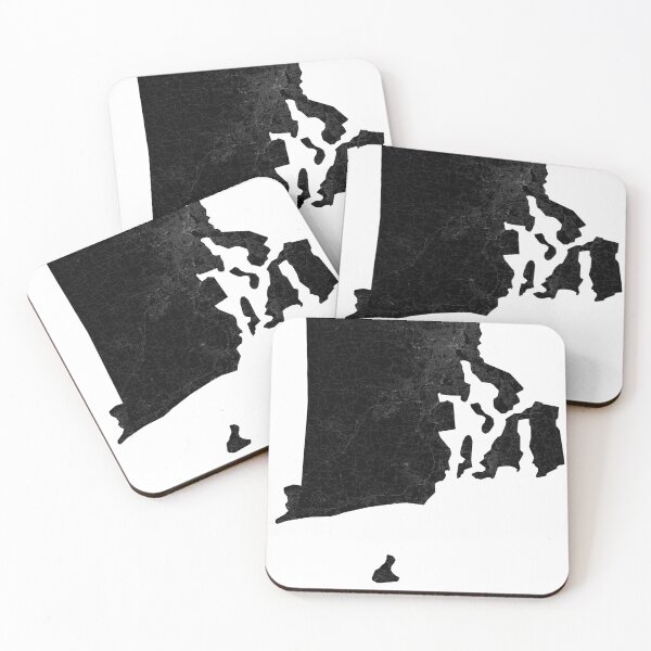 Item preview, Rhode Island Street Map Art designed and sold by AmazingMapArt.
