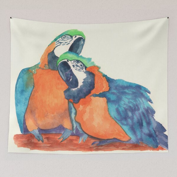 Item preview, A couple of parrots designed and sold by Artoutloop.