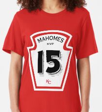 Patrick Mahomes Ketchup Bottle Slim Fit T-Shirt