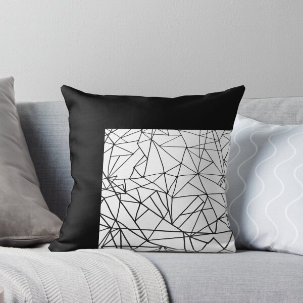 Item preview, Geometric Black and White Triangles Pattern designed and sold by IMJones.