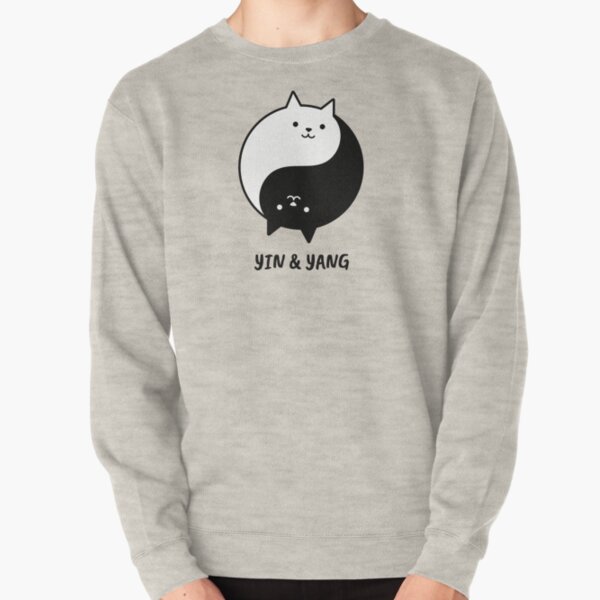 yin yang cat sweater