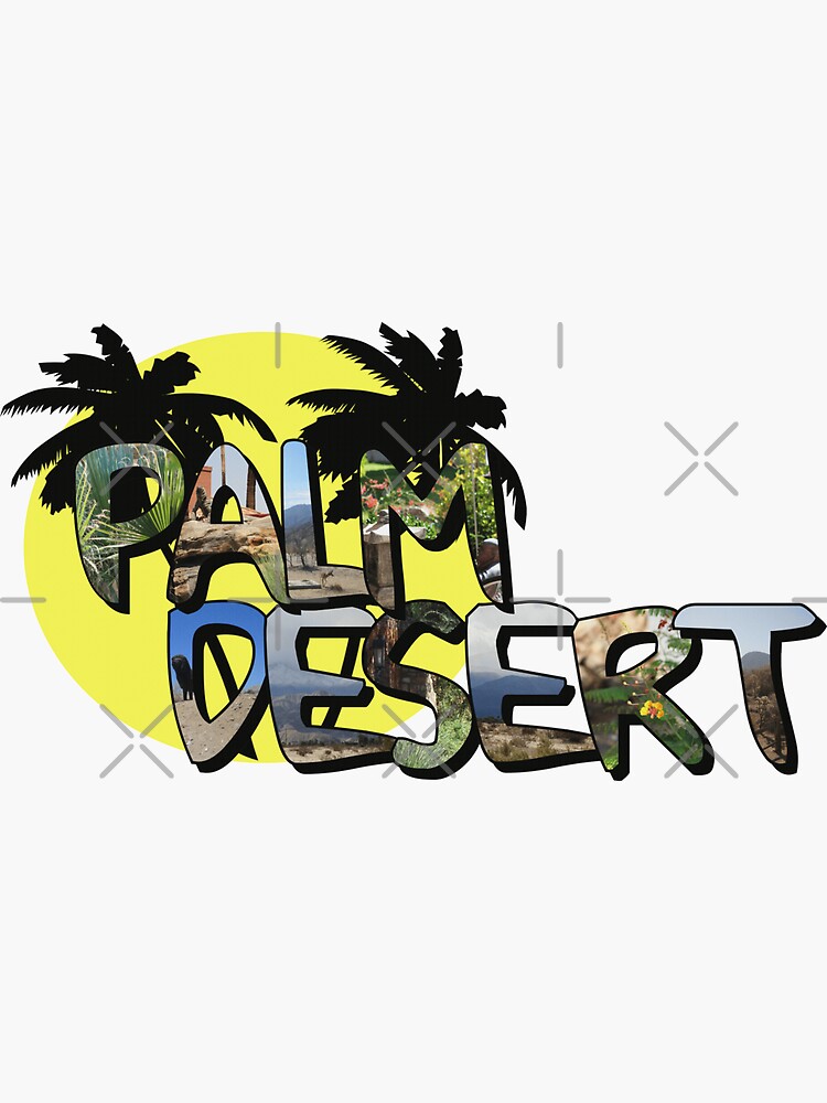 Palm Desert Large Letter with Moon by ButterflysAttic