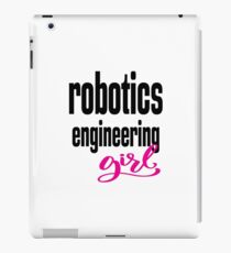Robotics Engineering Girl iPad-Hülle & Klebefolie