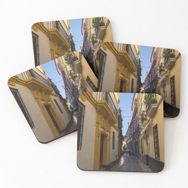 Item preview, Gallivanting Around Seville is Pure Charm - Houses in Andalusian Yellow designed and sold by Georgia Mizuleva.