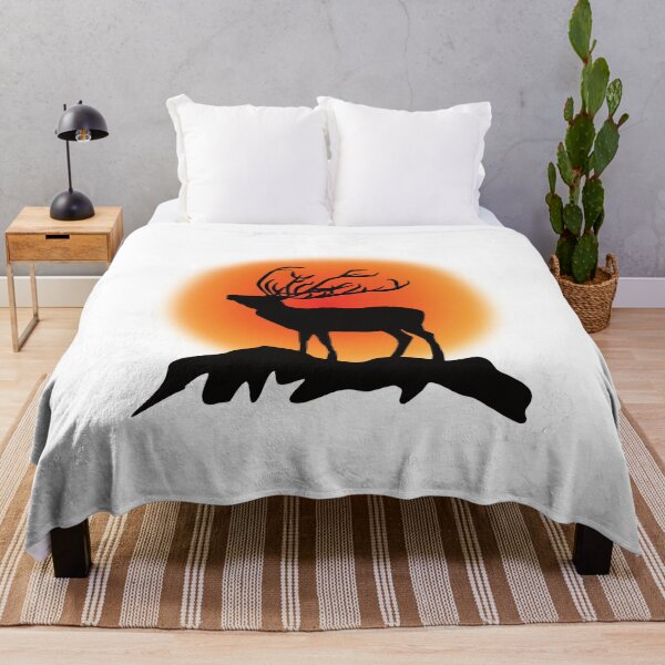 Item preview, Deer reindeer in the sunset designed and sold by Patricia Piotrak.