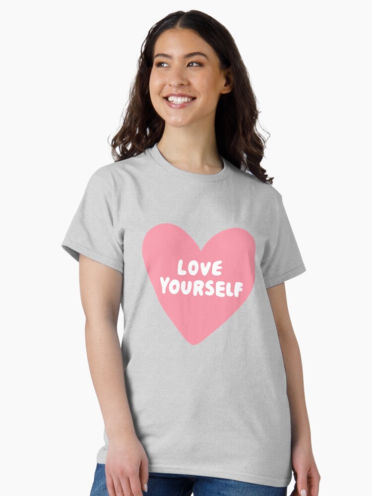Thumbnail 2 of 7, Classic T-Shirt, Love Yourself designed and sold by evannave.