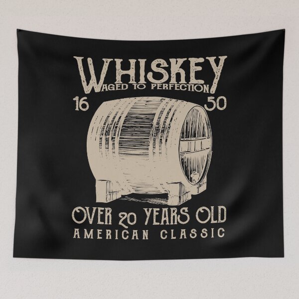 Item preview, Whiskey Barrel Retro Vintage Distressed Design designed and sold by JakeRhodes.