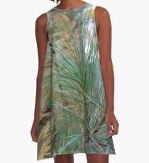 Fir Needles 8 A-Line Dress