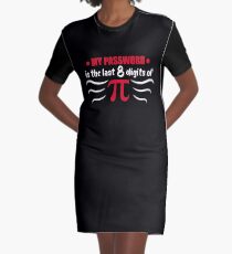 Math Symbol My Password is the last 8 digits of PI - Gift Idea Graphic T-Shirt Dress