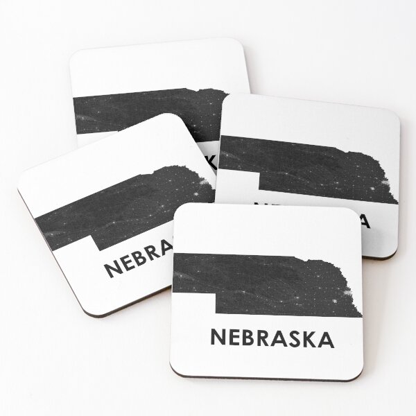 Item preview, Nebraska Street Map Art designed and sold by AmazingMapArt.