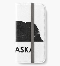 Nebraska Street Map Art iPhone Wallet/Case/Skin