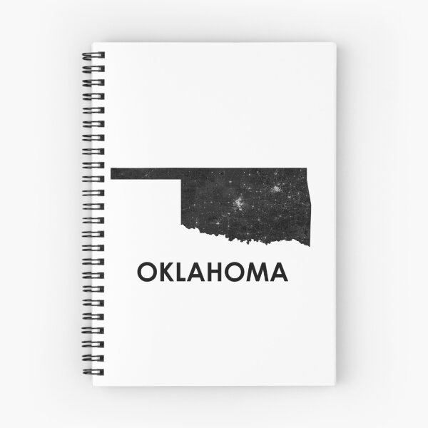 Artikelvorschau, Oklahoma entworfen und verkauft von AmazingMapArt.