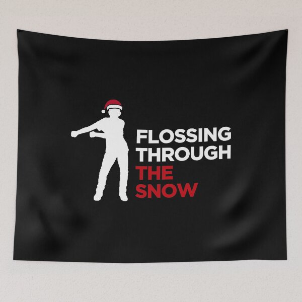Item preview,  Flossing through the snow Floss like a boss designed and sold by LaundryFactory.