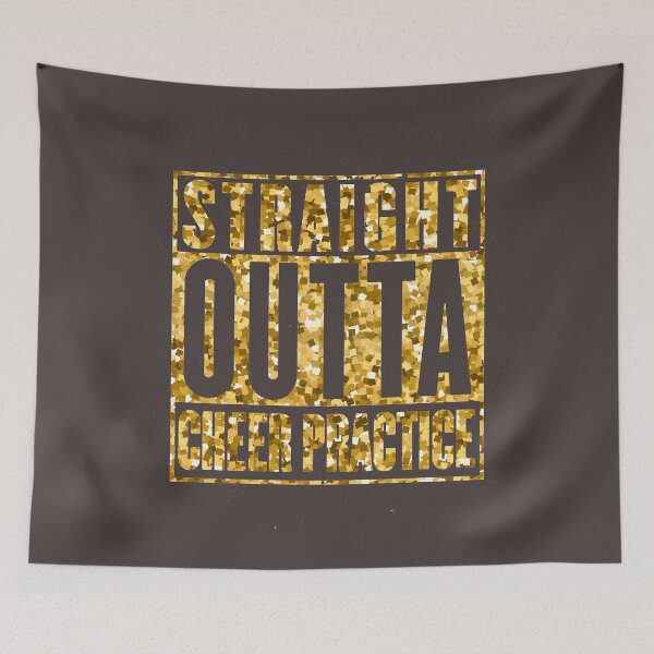 Item preview, Straight Outta Cheer Practice T-Shirt designed and sold by aghlessan.