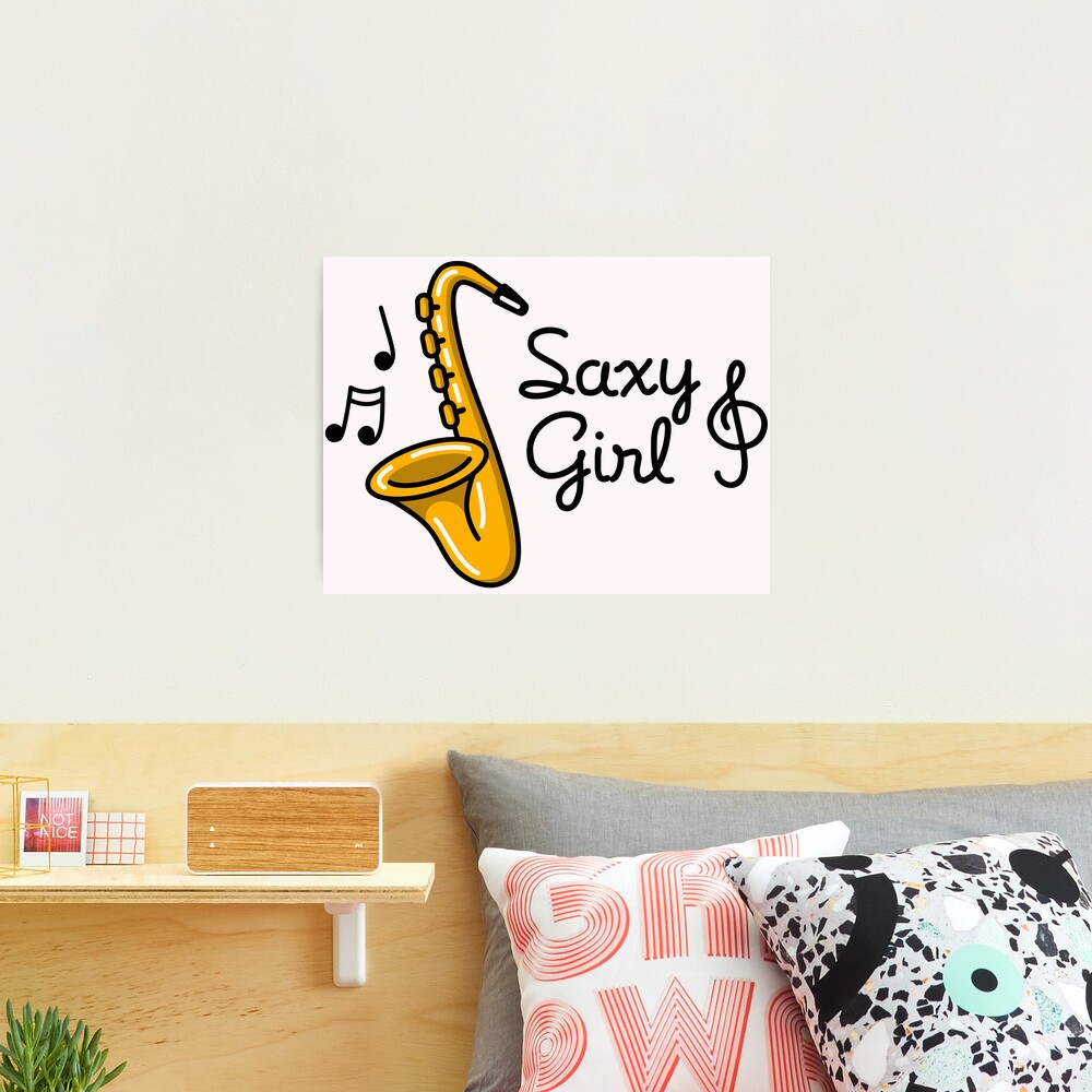 Saxy girl - Sexy Saxophone pun