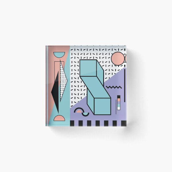 Item preview, Memphis Pattern - 80s Retro - Pastel Colors designed and sold by GraphicWave.