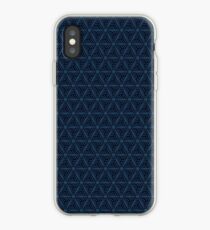 Winding triangle pattern iPhone Case