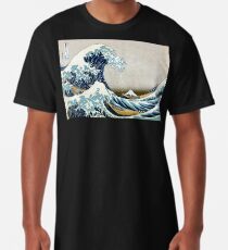The great wave, famous Japanese artwork Long T-Shirt