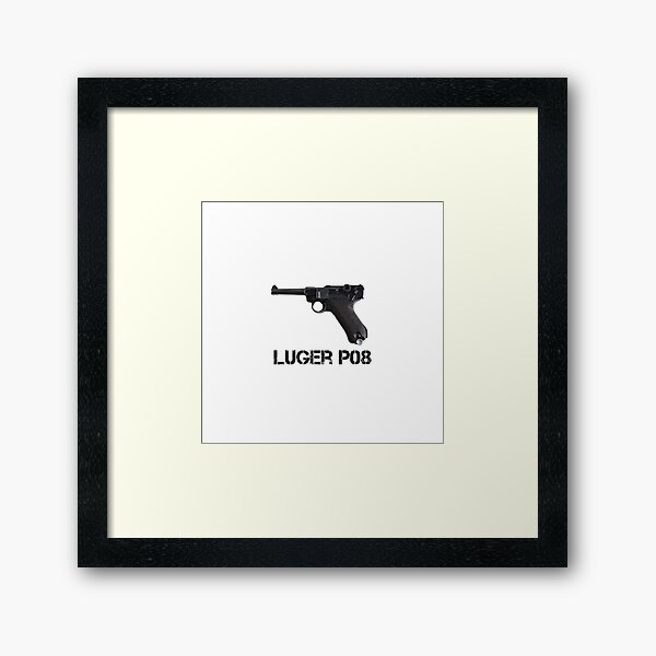 Murder Weapons Wall Art Redbubble - luger pistol roblox id