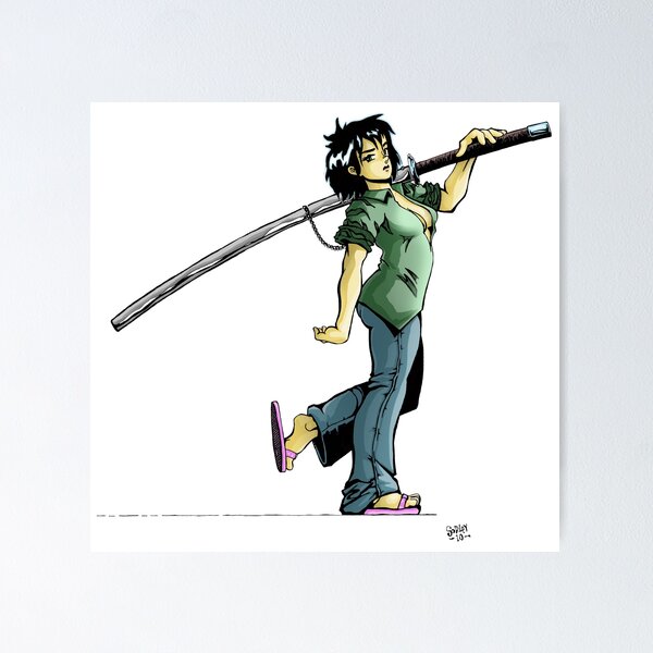 Item preview, Asplenia Studios: Nodachi Girl designed and sold by Asplenia Studios.