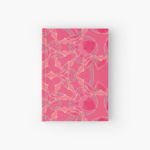 Red Over Twist Fall Into Winter Design Collection of Green Bee Mee Hardcover Journal