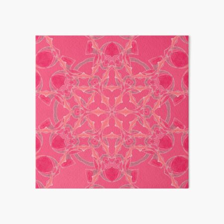 Red Over Twist Fall Into Winter Design Collection of Green Bee Mee Art Board Print