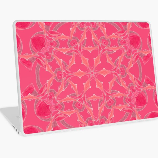 Red Over Twist Fall Into Winter Design Collection of Green Bee Mee Laptop Skin
