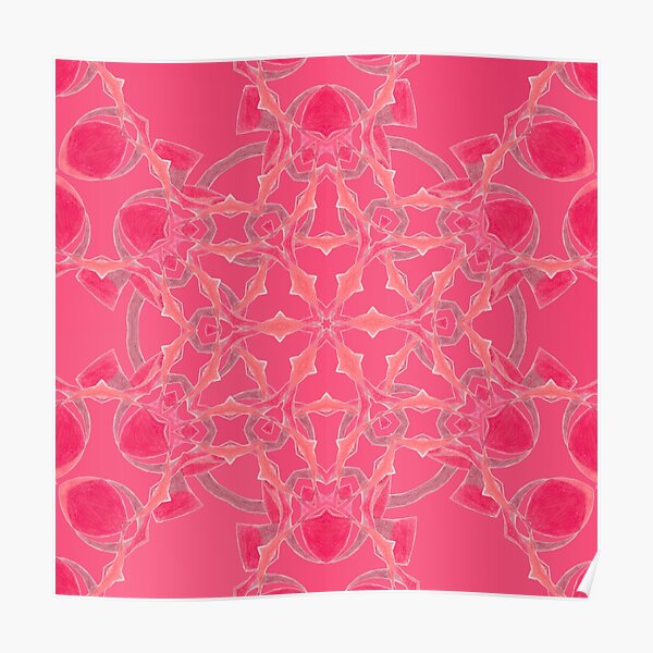 Red Over Twist Fall Into Winter Design Collection of Green Bee Mee Poster