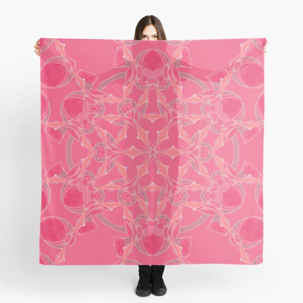 Red Over Twist Fall Into Winter Design Collection of Green Bee Mee Scarf