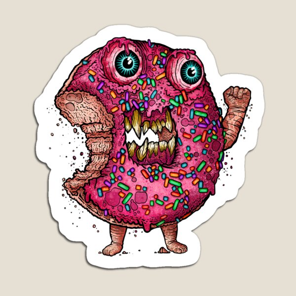 DONUT MONSTER Magnet