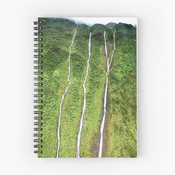 Item preview, Three Waterfalls near the Napali Coast, Kauai, Hawaii designed and sold by Michael Brewer.