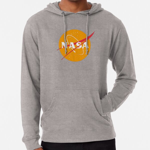nasa hoodie orange