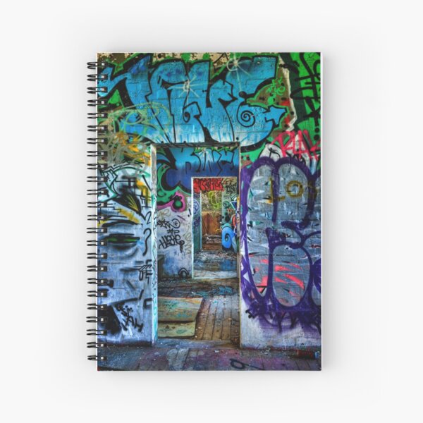 Tram Shed Doors 2 Spiral Notebook