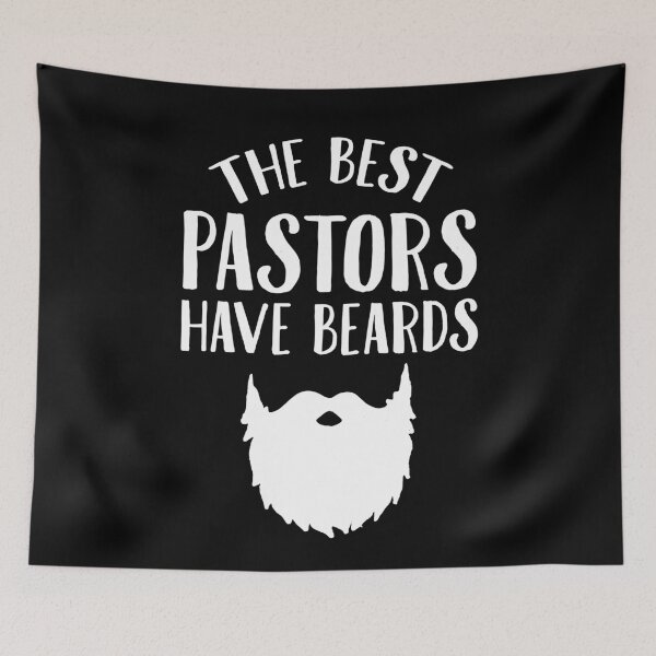 Item preview, The best pastors have beards - Funny Pastor designed and sold by Captain Mood.