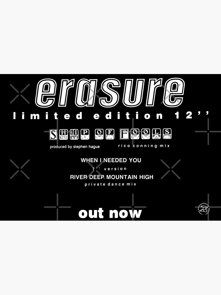 erasure-ship-of-fools-poster-by-throwbackmotors-redbubble