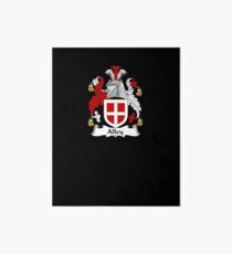 Lámina rígida Alley Coat of Arms - Family Crest Shirt