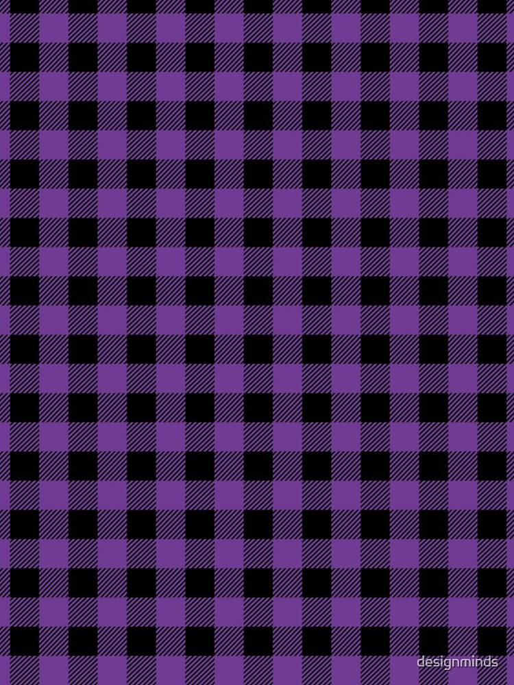 Purple Checker Leggings for Sale