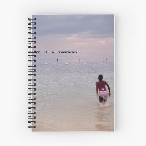 Item preview, Jamaican young girl swimming during the sunset  designed and sold by alopezc72.
