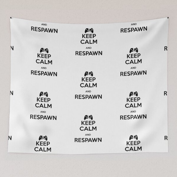 Item preview, KEEP CALM AND RESPAWN! GIFT IDEA FOR GAMER designed and sold by JamesandLuis.